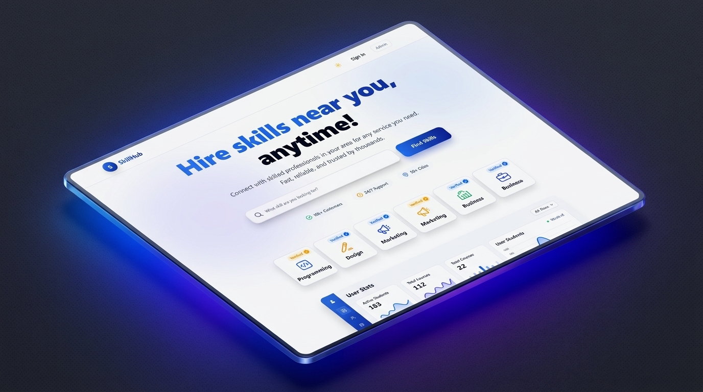 SkillHub — On-Demand Skilled Marketplace