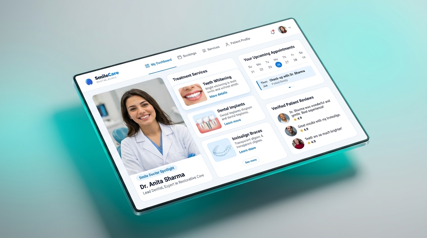 SmileCare — Dental Clinic & Patient Booking Portal